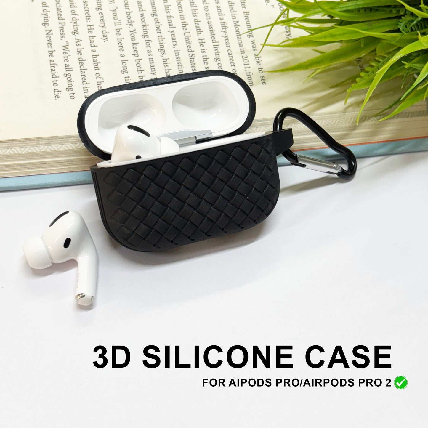 Silicone Airpods Pro Case (Black)