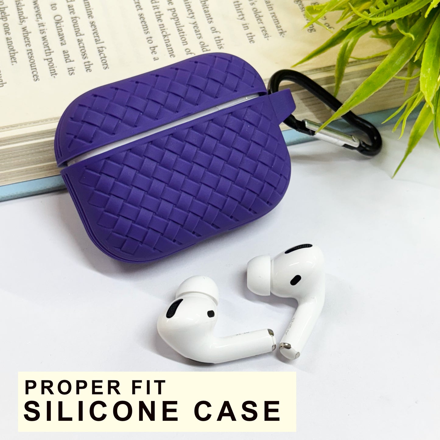 Silicone Airpods Pro Case (Purple)