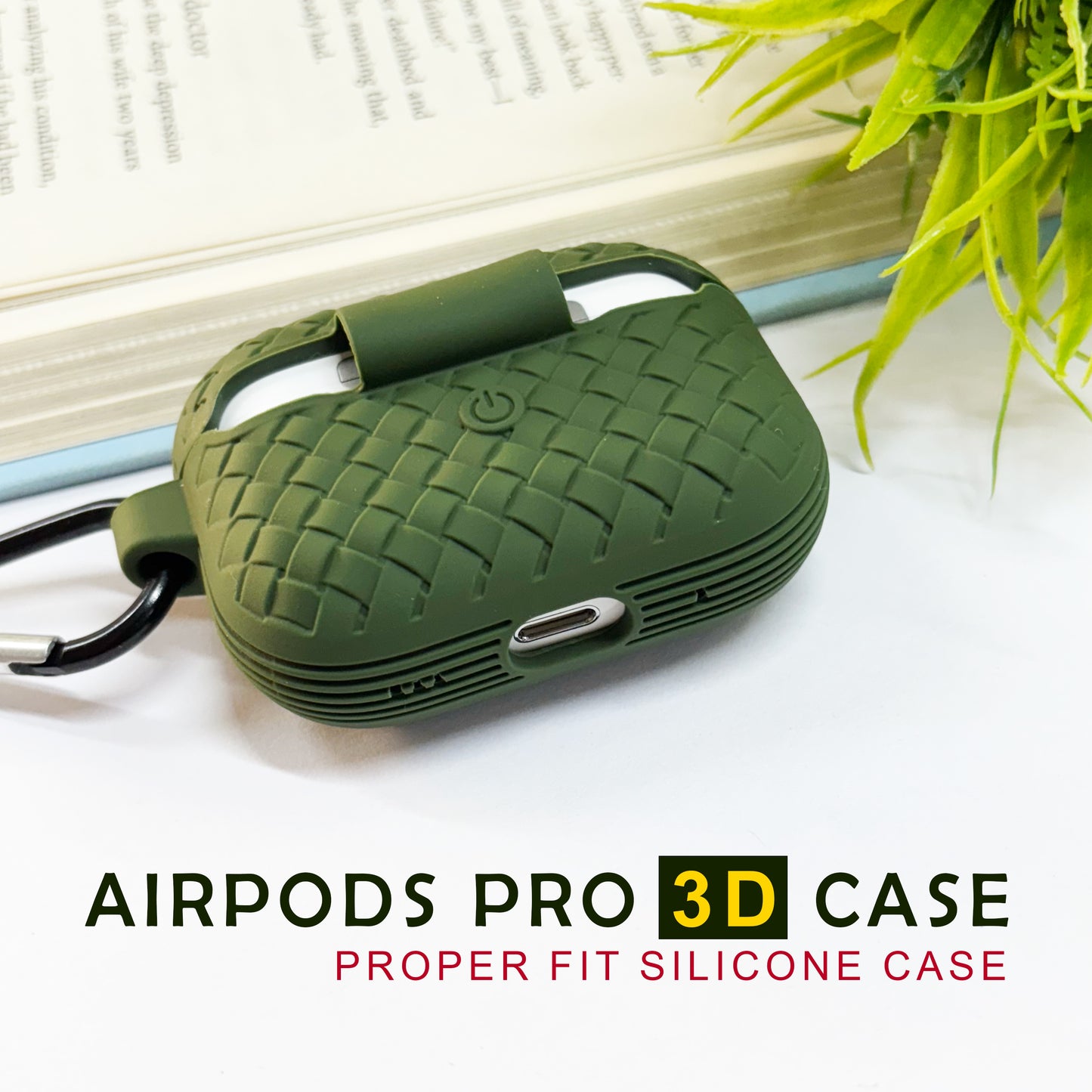 Silicone Airpods Pro Case (Green)