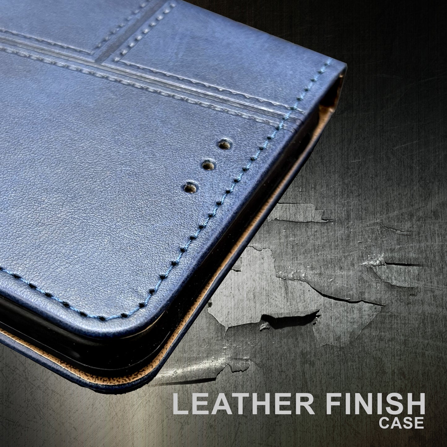 Flip case Cover For Vivo V40 5G- 360 Protection cover Leather Finish- Blue