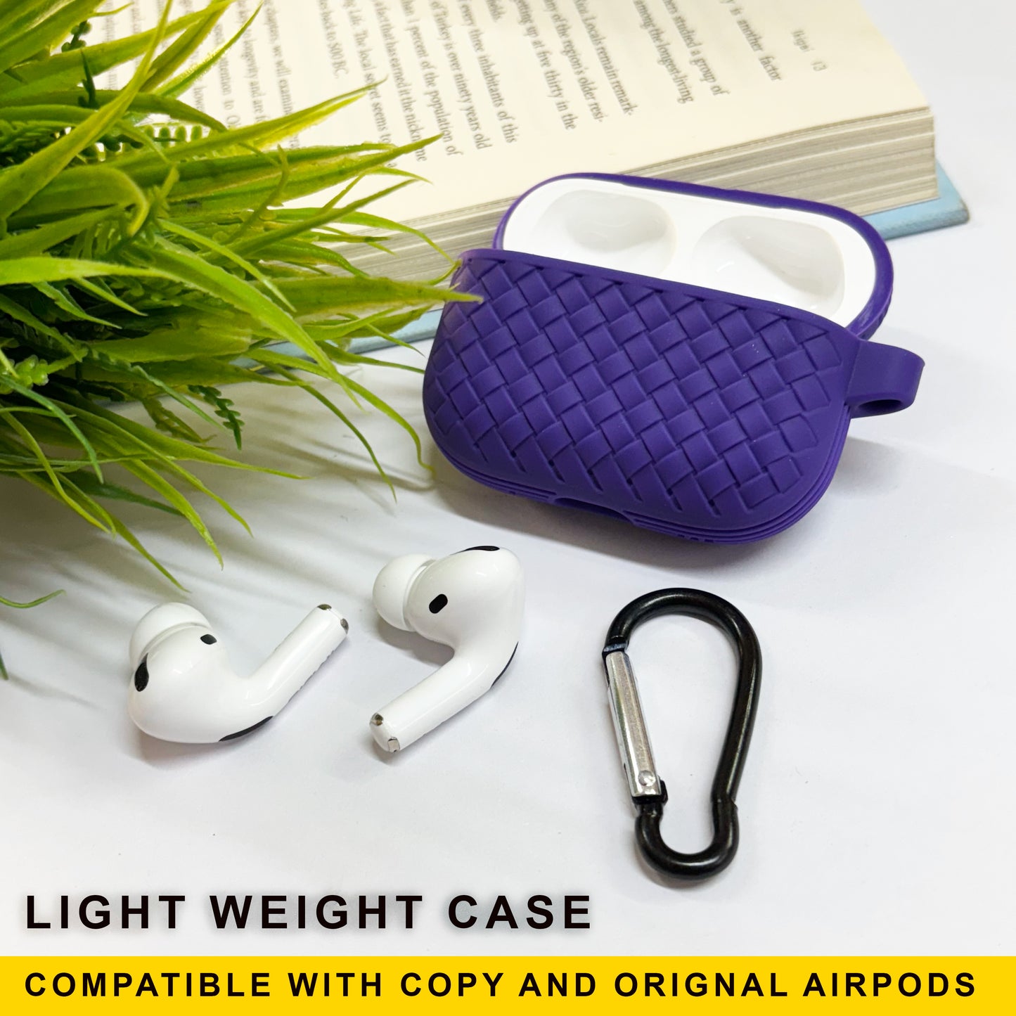 Silicone Airpods Pro Case (Purple)