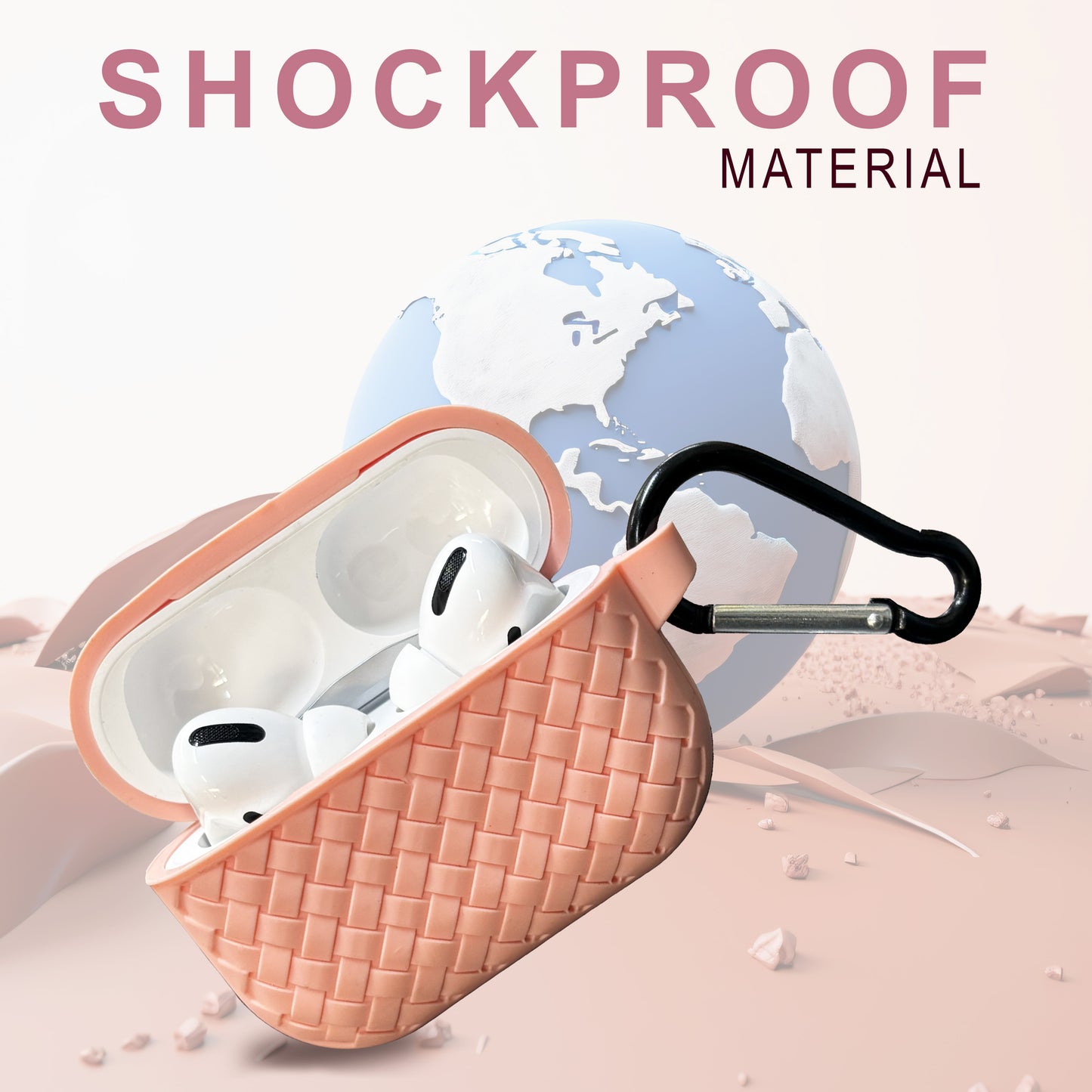 Silicone Airpods Pro Case (Pink)