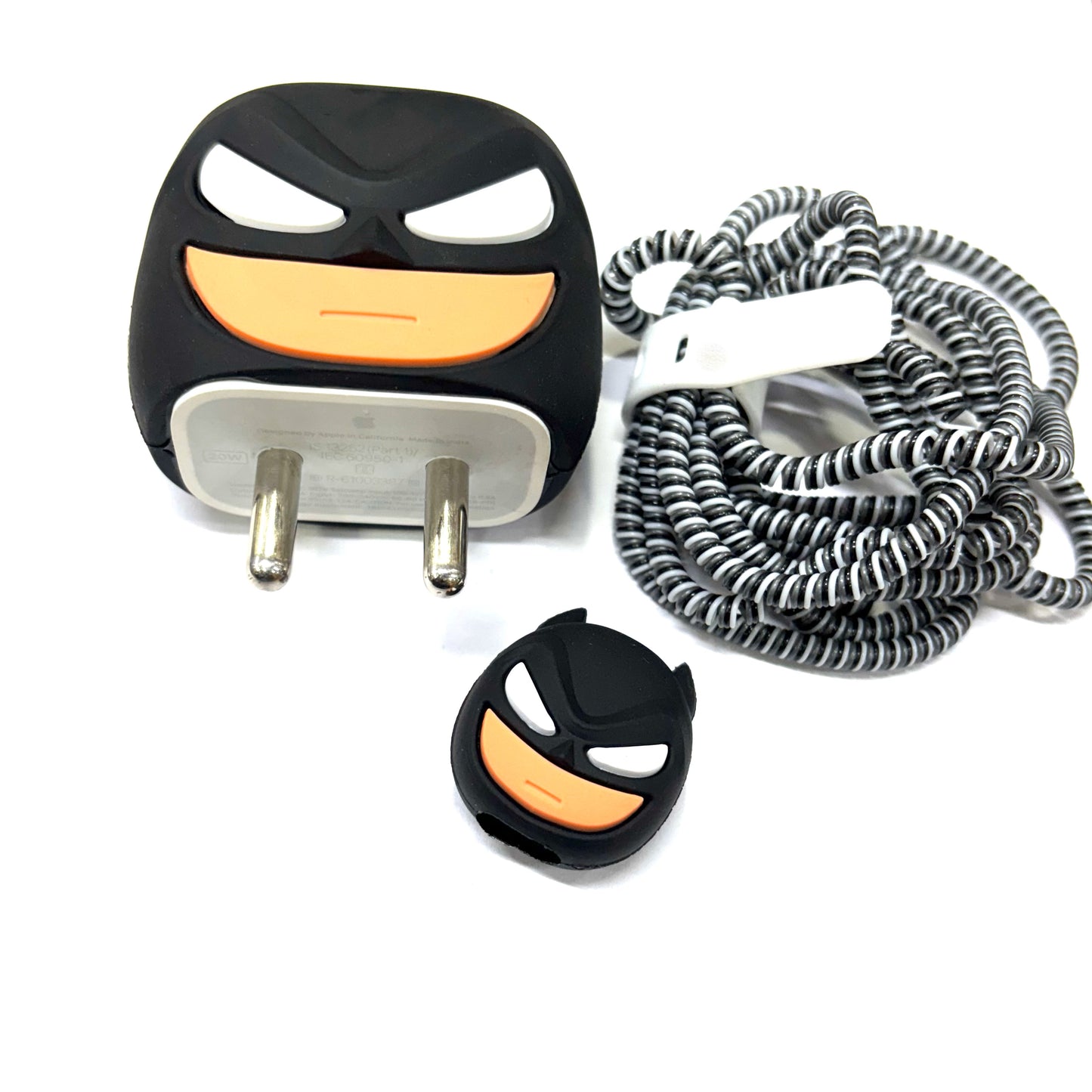 Batman iPhone 18W & 20W Charger Case Cover- For Adapter and Cable Protection (SILICONE)