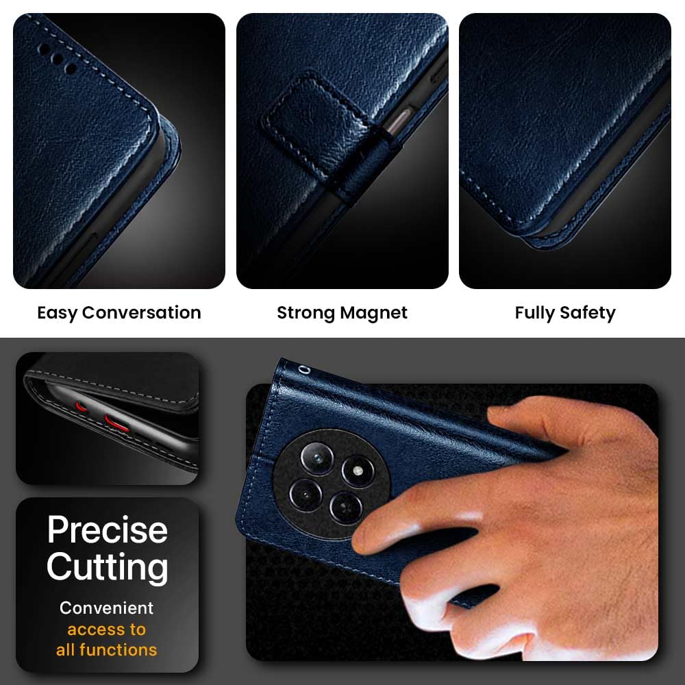 Single Color Leather Finish Cases