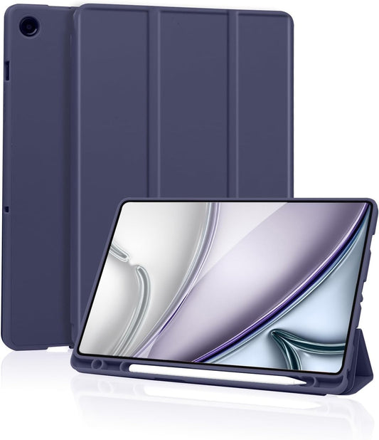 Galaxy A9+ Flip Case Silicone(Blue)