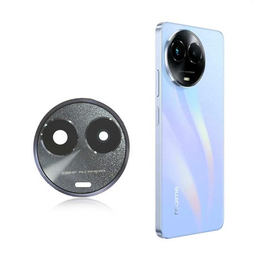 Camera Glass For Realme 11x 5G | Camera Glass Not a Lens Protector - Easy to Apply I (Black)